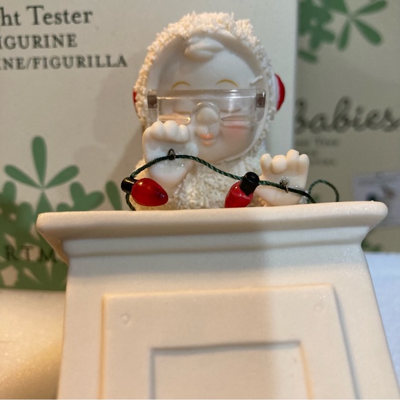 Department 56 Snow Babies “Light Tester” Porcelain Figurine. New in box. - Picture 2 of 8